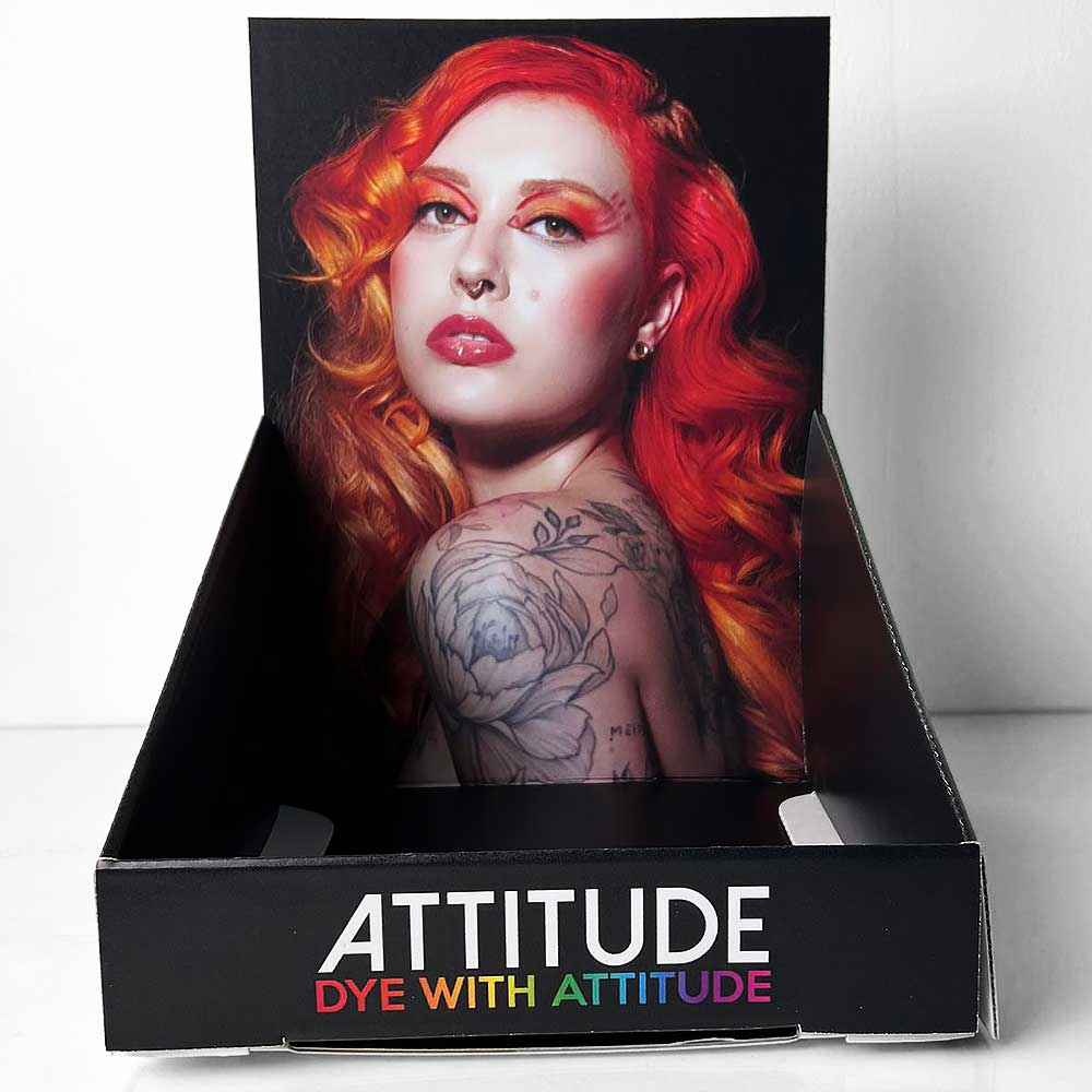 Attitude Hair Dye - A4 Fire Fire Affichage du produit - Noir